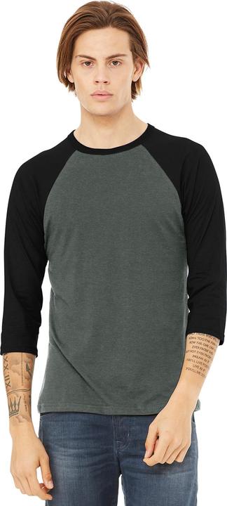 Produktbild Bella Canvas TShirt Baseball 34 Ärmel (L)