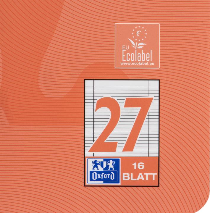 Actual product image Oxford Exercise book, A4, ruling 27 (A4, Lined, Hardcover)