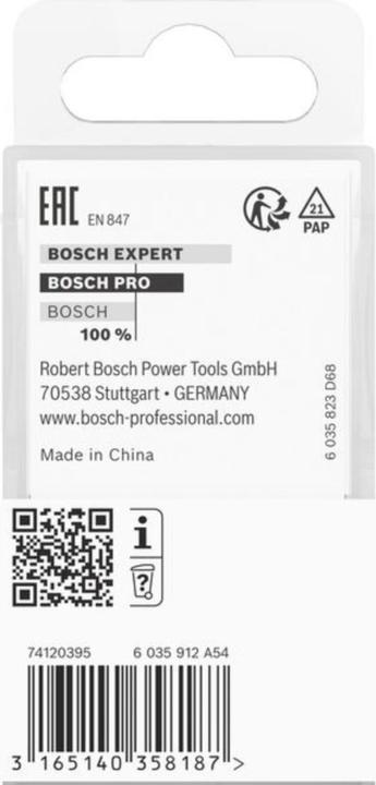 Produktbild Bosch Professional Zubehör Kantenformfräser G, 8 mm, R1 4,8 mm, D 31,8 mm, L 12,4 mm, G 54 mm
