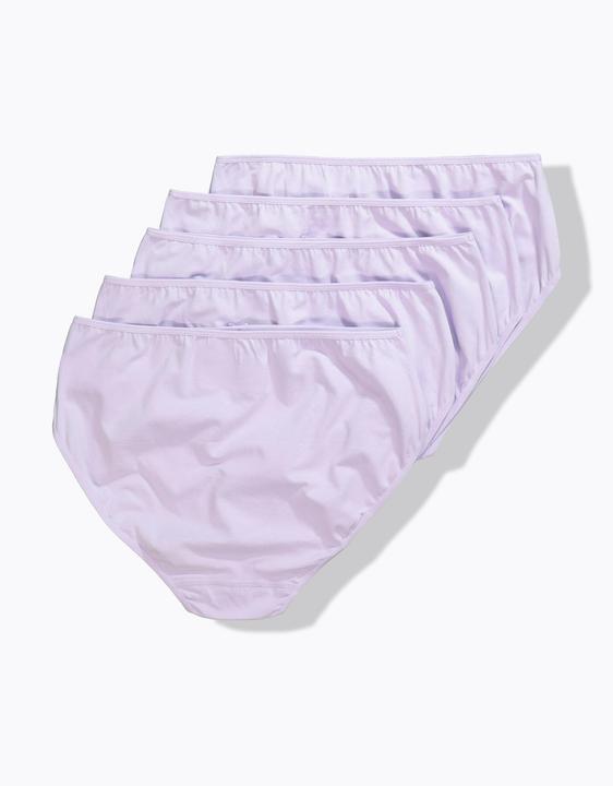 Produktbild Ulla Popken Midislips, 5er-Pack, einfarbig, bis Gr. 66/68 (54, 5er Pack)