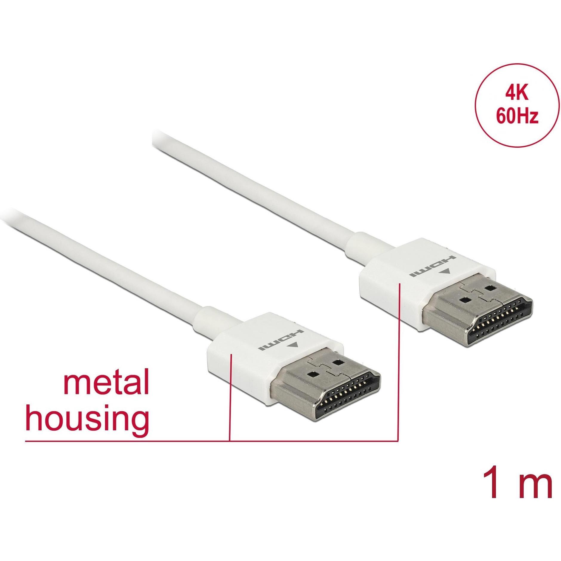 Thumbnail - Delock HDMI (Typ A) — HDMI (Typ A) (1 m, HDMI), Video Kabel