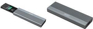 Actual product image Digitus USB M.2 hard disk enclosure, SSD, external, NVMe, 10Gbps, USB 3.1 Gen2, aluminum, toolfree (M.2 2242, M.2 2260, M.2 2280, M.2 2230)