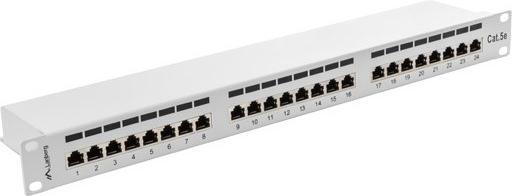 Actual product image Lanberg Lanch Patch PPS5-1024-S (1U, Cat. 5e, 24xRJ-45)