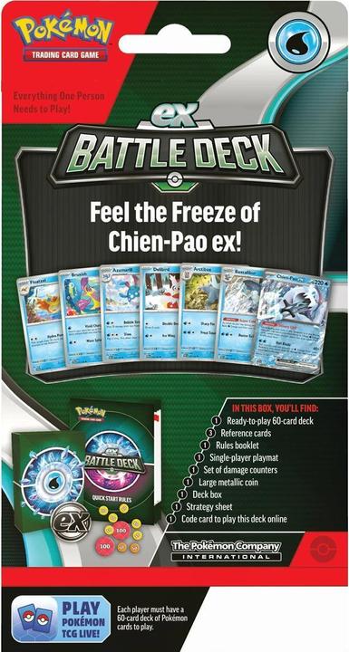 Actual product image Pokémon Pokemon-EN July ex Battle Deck, assortiert (English, Deck)