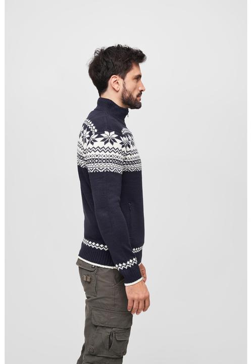 Actual product image Brandit Norwegian cardigan size 3XL colour Navy (3XL)