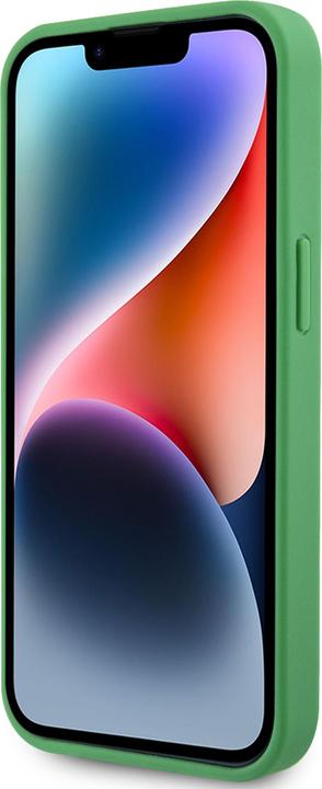 Produktbild Lacoste LCHMP15SPVCN iPhone 15 6.1" zielony/green hardcase Iconic Petit Pique MagSafe (Apple iPhone 15)