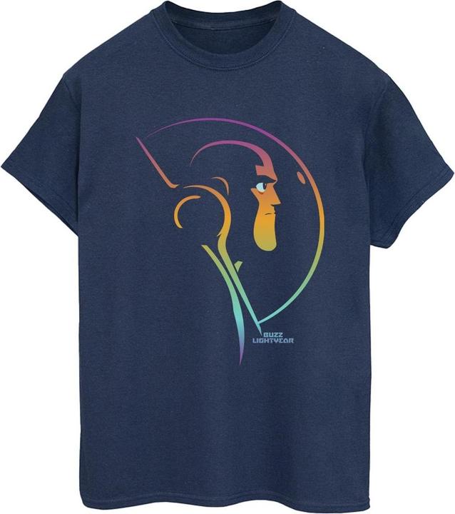 Actual product image Disney Womens/Ladies Lightyear Blended Stare Cotton Boyfriend T-Shirt (XL)