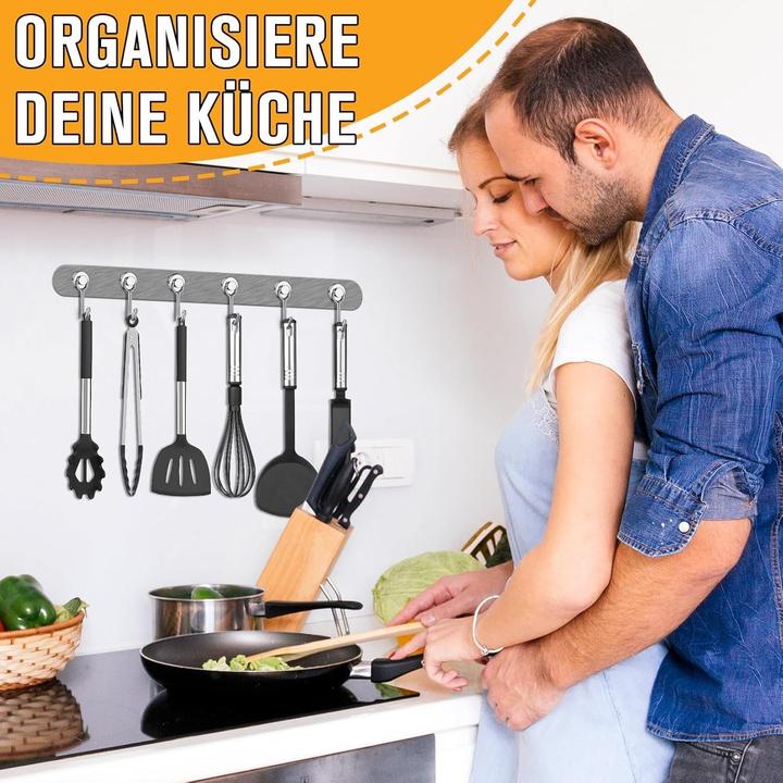 Produktbild Swissdetector Lot de 4 crochets magnétiques - Multifonction - 14kg (4x)