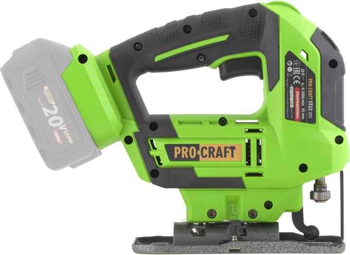 Produktbild Procraft ST22 Akku Stichsäge 20 V 80 mm Brushless + 1x Akku 4,0 Ah - ohne Ladegerät