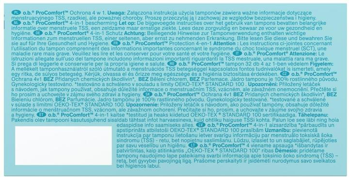 Produktbild o.b. ProComfort Minitampons (32x, Mini)