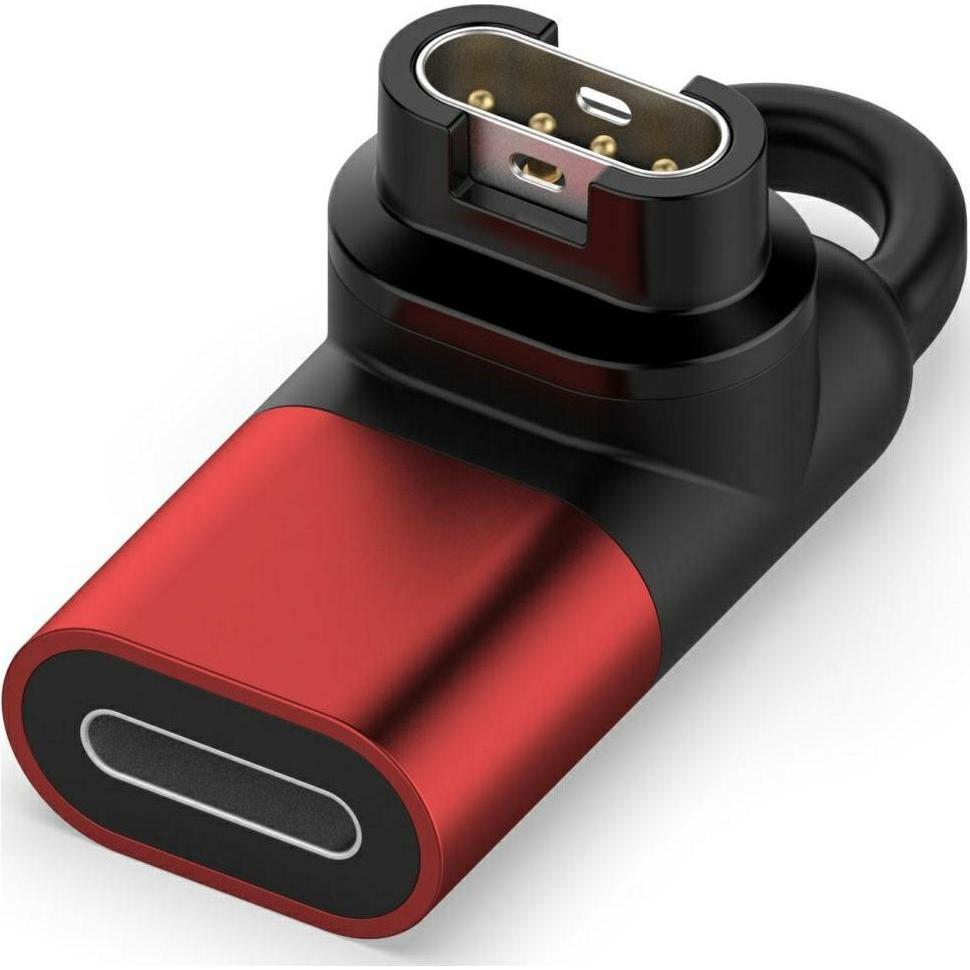 MajesticLine Adapter Lightning for Charging Garmin Watches red, Accessori per smartwatch, Rosso