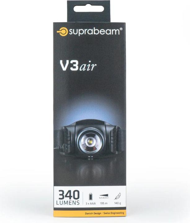 Immagine prodotto Suprabeam Lampada frontale V3air (340 lm)
