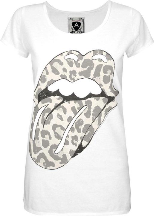 Immagine prodotto Amplified Leopard Lick Maglietta The Rolling Stones Girocollo Donna (S)