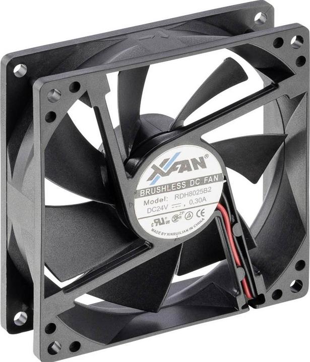 Actual product image X-Fan X Fan ventilator RDH8025B 24 V/DC (80 mm, 1 x)