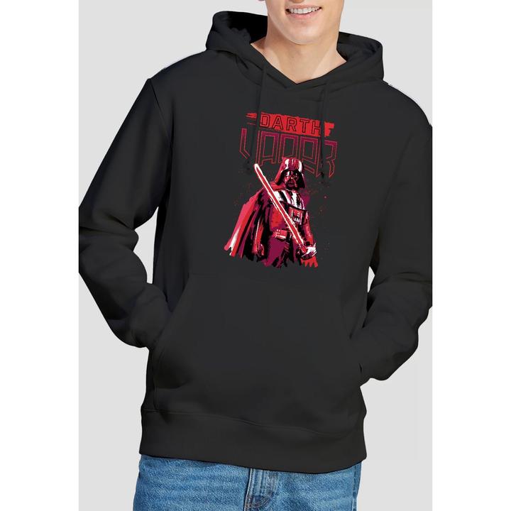 Actual product image Star Wars Mens Darth Vader Painted Hoodie (XXL)