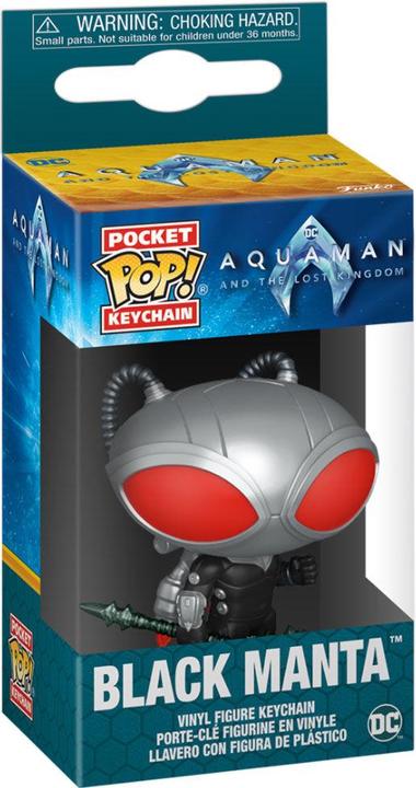 Immagine prodotto Funko Aquaman e il Regno Perduto POP! portachiavi in vinile 4 cm Black Manta Display (12)