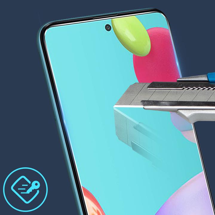 Actual product image Avizar Crystal clear film, glass screen protector (1 Piece, Samsung Galaxy A52)