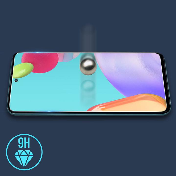 Actual product image Avizar Crystal clear film, glass screen protector (1 Piece, Samsung Galaxy A52)