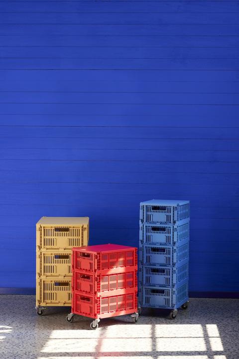 Immagine prodotto HAY - Colour Crate Ruote grandi - set da 4