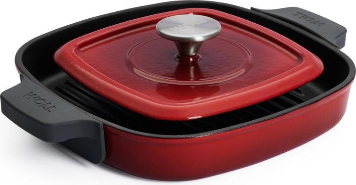 Woll Grillpfanne Iron mit Steakpresse Chili (Poêle à grillades, Fonte)