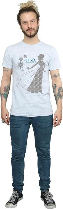 Immagine prodotto Disney Frozen Elsa Christmas Silhouette Maglietta Uomo (S)