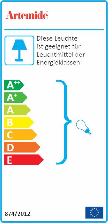 Label énergétique Artemide Nesso (E14)