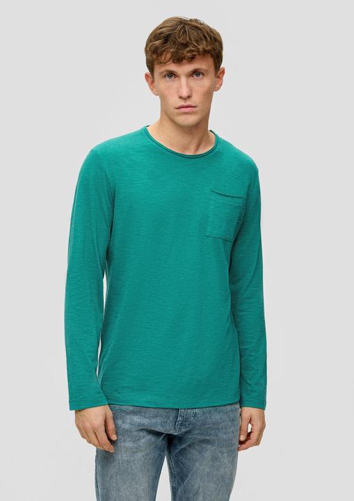 Produktbild s.Oliver T-Shirt Longsleeve mit aufgesetzter Brusttasche (M)