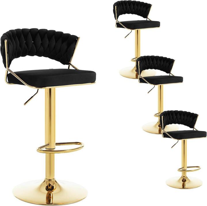 Produktbild Woltu 4x Barhocker höhenverstellbar