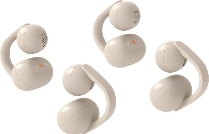 Produktbild Sony Linkbuds Clip Beige Duo Pack