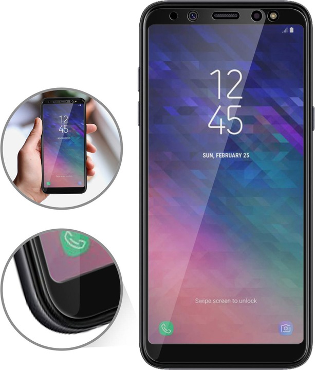 Produktbild Avizar Edge to Edge Bildschirmschutz, Display Folie (1 Stück, Samsung Galaxy A6)
