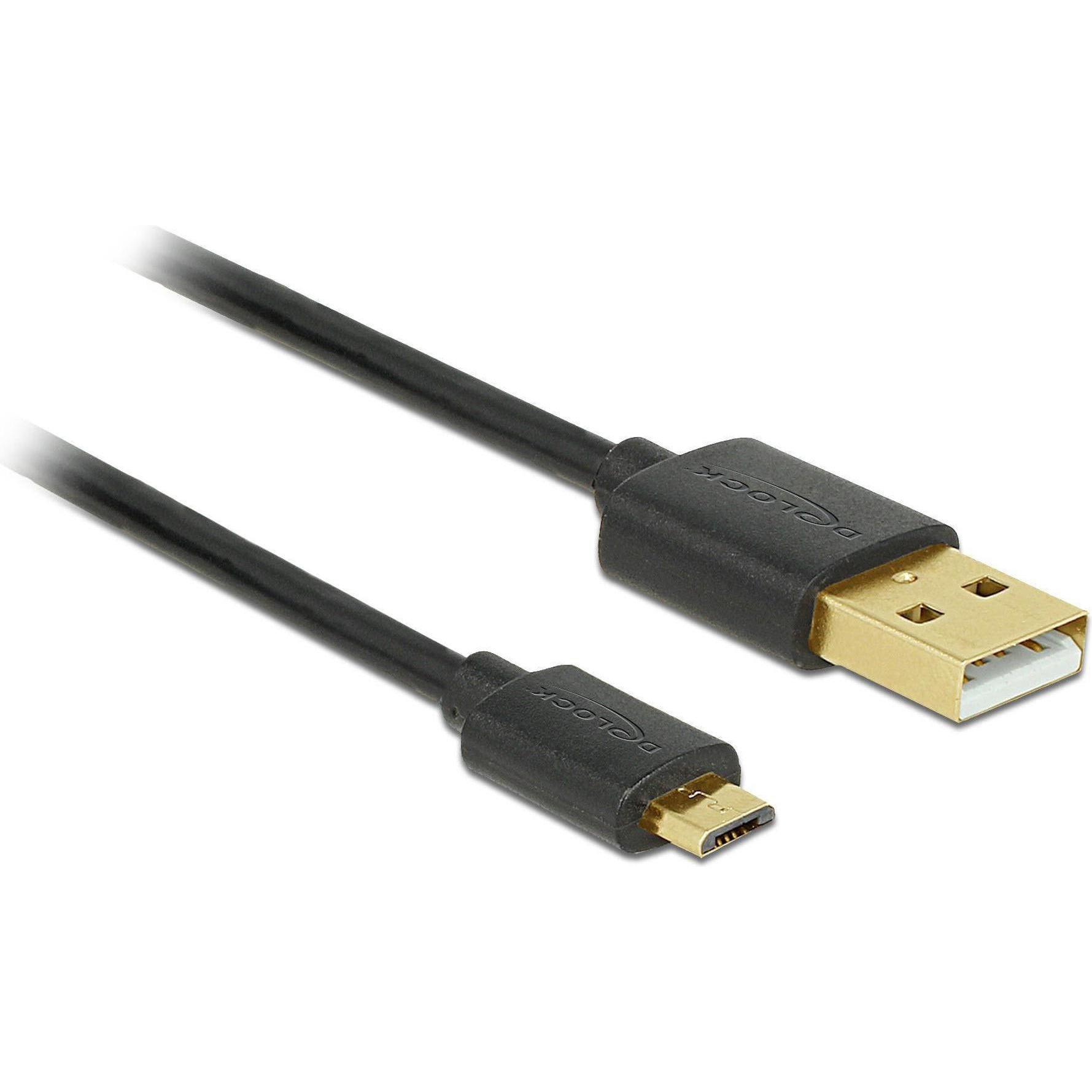 Delock USB2.0-Kabel A (0.90 m, USB 2.0), USB Kabel