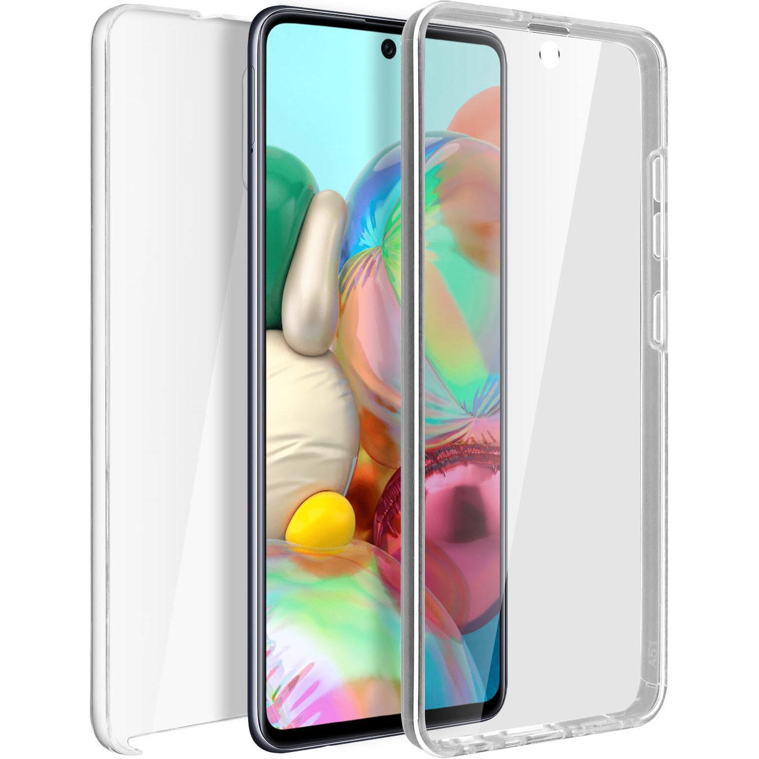 Avizar Rundumschutz Series (Samsung Galaxy A71), Smartphone Hülle, Transparent