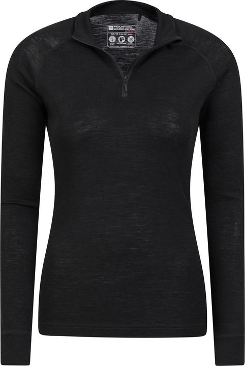 Immagine prodotto Mountain Warehouse Top termico donna/donna in lana merino con collo a cerniera (34)