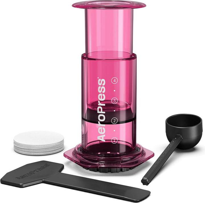 Actual product image Aeropress Clear Pink - Pink coffee machine (0.25 l)