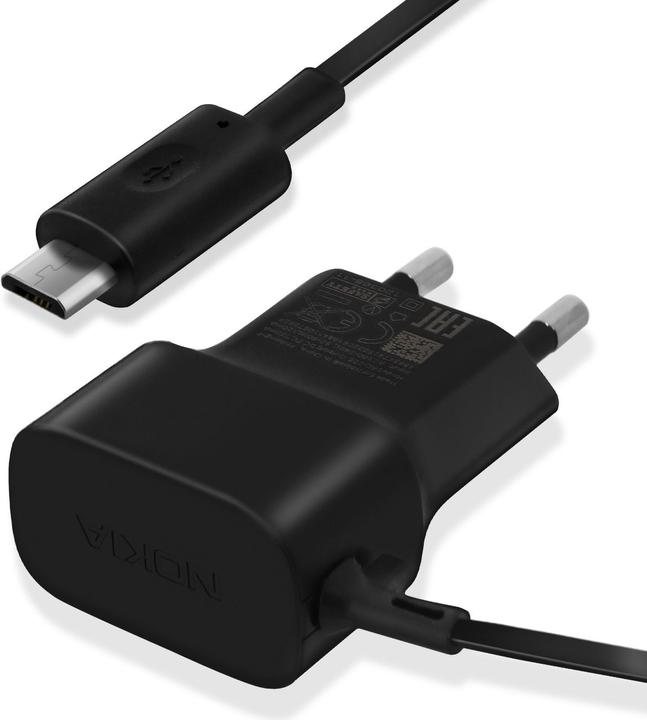 Actual product image Nokia AC-18E power supply + Micro-USB cable (5 W)