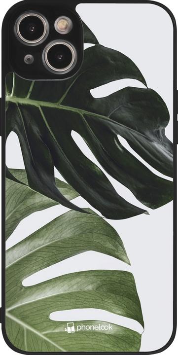 Produktbild PhoneLook Hülle Silikon schwarz Monstera Plant (Apple iPhone 15 Plus)
