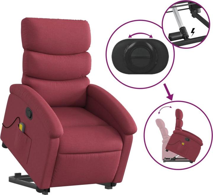 Image du produit vidaXL Massagesessel mit Aufstehhilfe