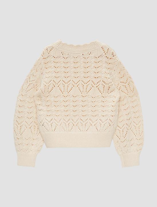 Produktbild s.Oliver Strickpullover Loose-Fit-Pullover mit Ajour-Muster (98)