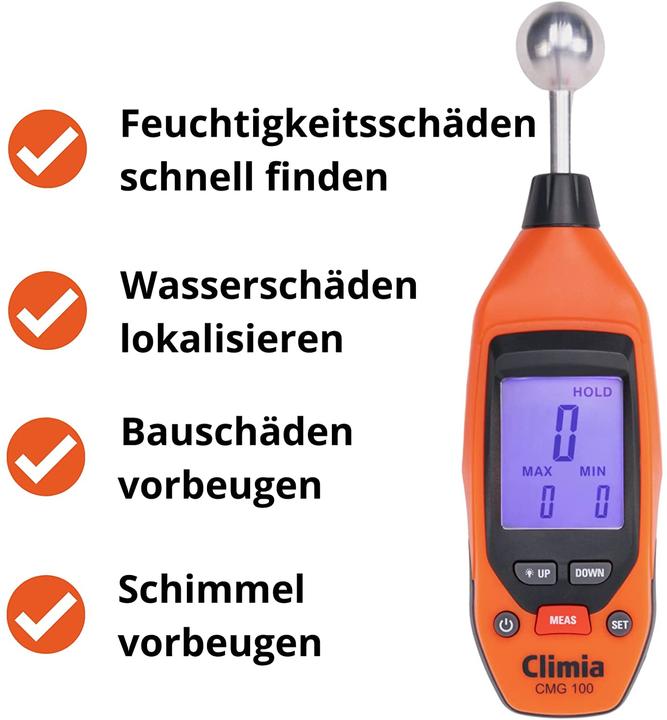 Actual product image Climia Moisture Meter CMG100