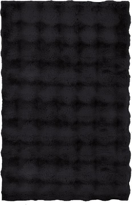 Actual product image Kleine Wolke Cloud bath rug 70 x 120 cm, black (70 x 120 cm)