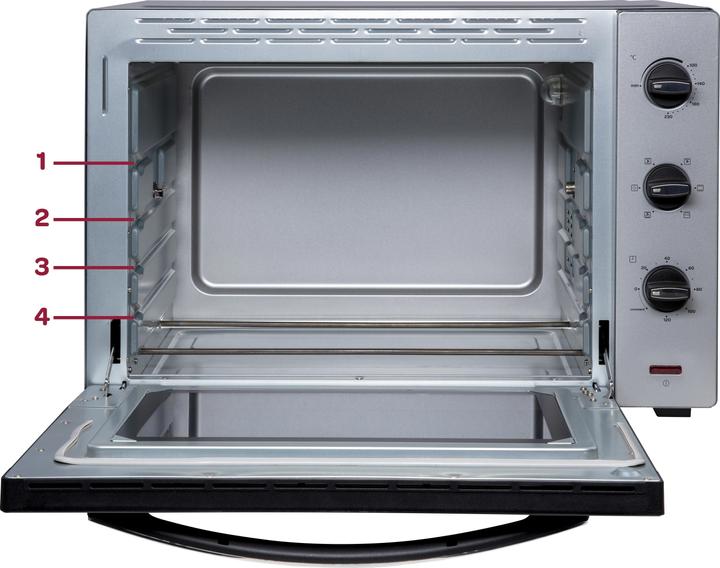 Actual product image Inventum OV607S - Vrijstaande heteluchtoven - Zilver - 60 litre