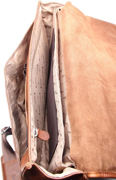 Produktbild Esquire Dallas Aktentasche Leder 40 cm Laptopfach