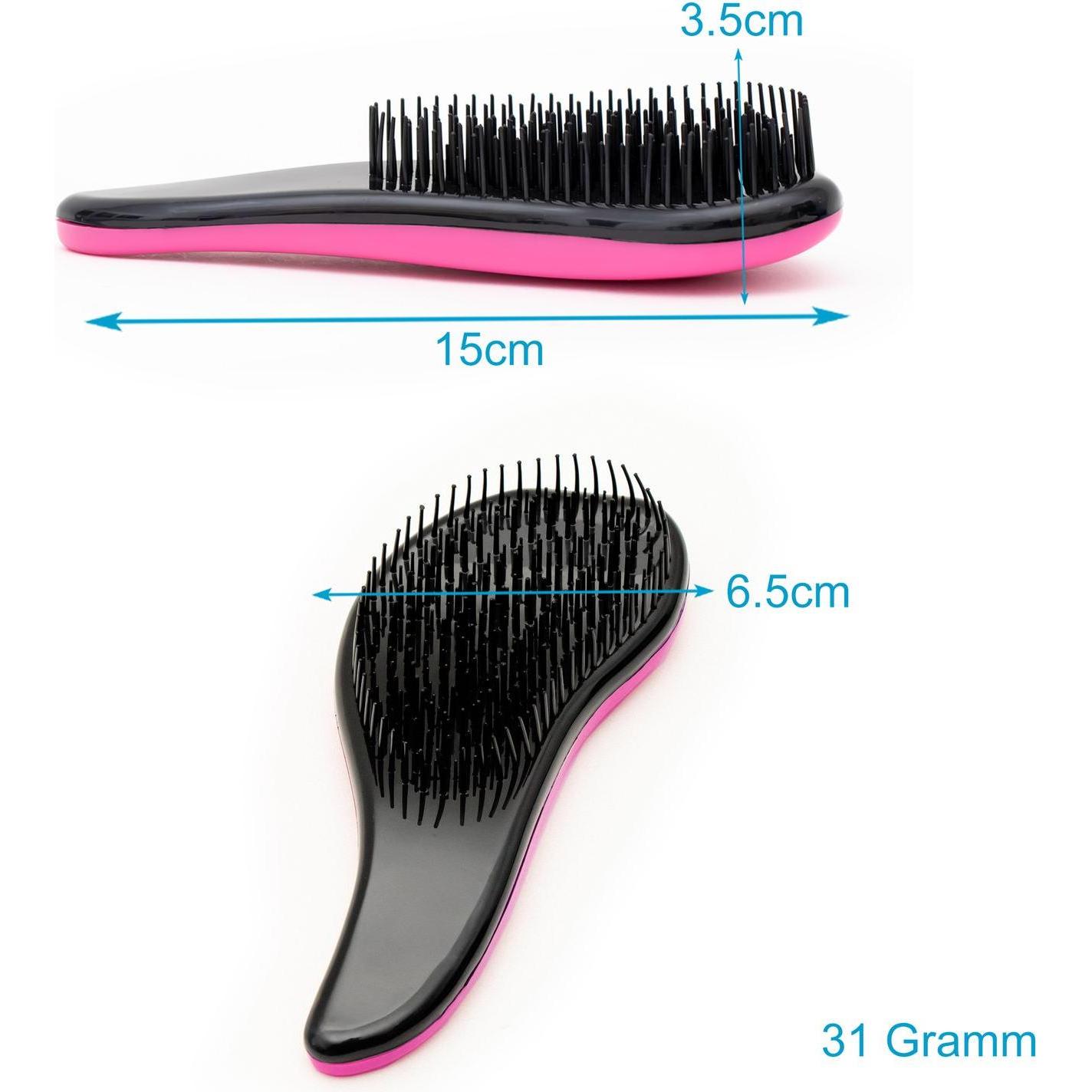 Thumbnail - Intirilife, Haarbürste + Kamm, Haarbürste Mini Detangler