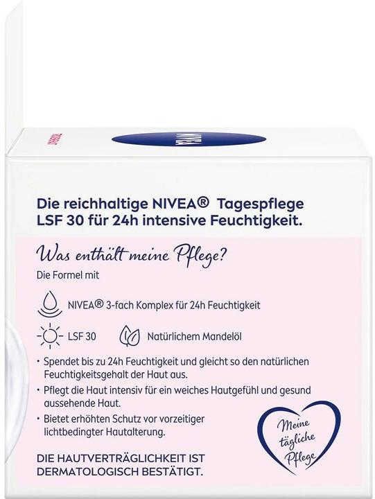 Produktbild NIVEA Reichhaltige Tagescreme LSF 30 (50 ml, Tagescreme, SPF 30)