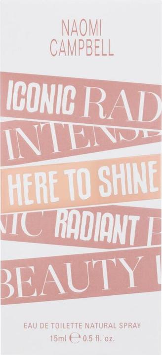 Actual product image Naomi Campbell Here To Shine (Eau de toilette, 15 ml)