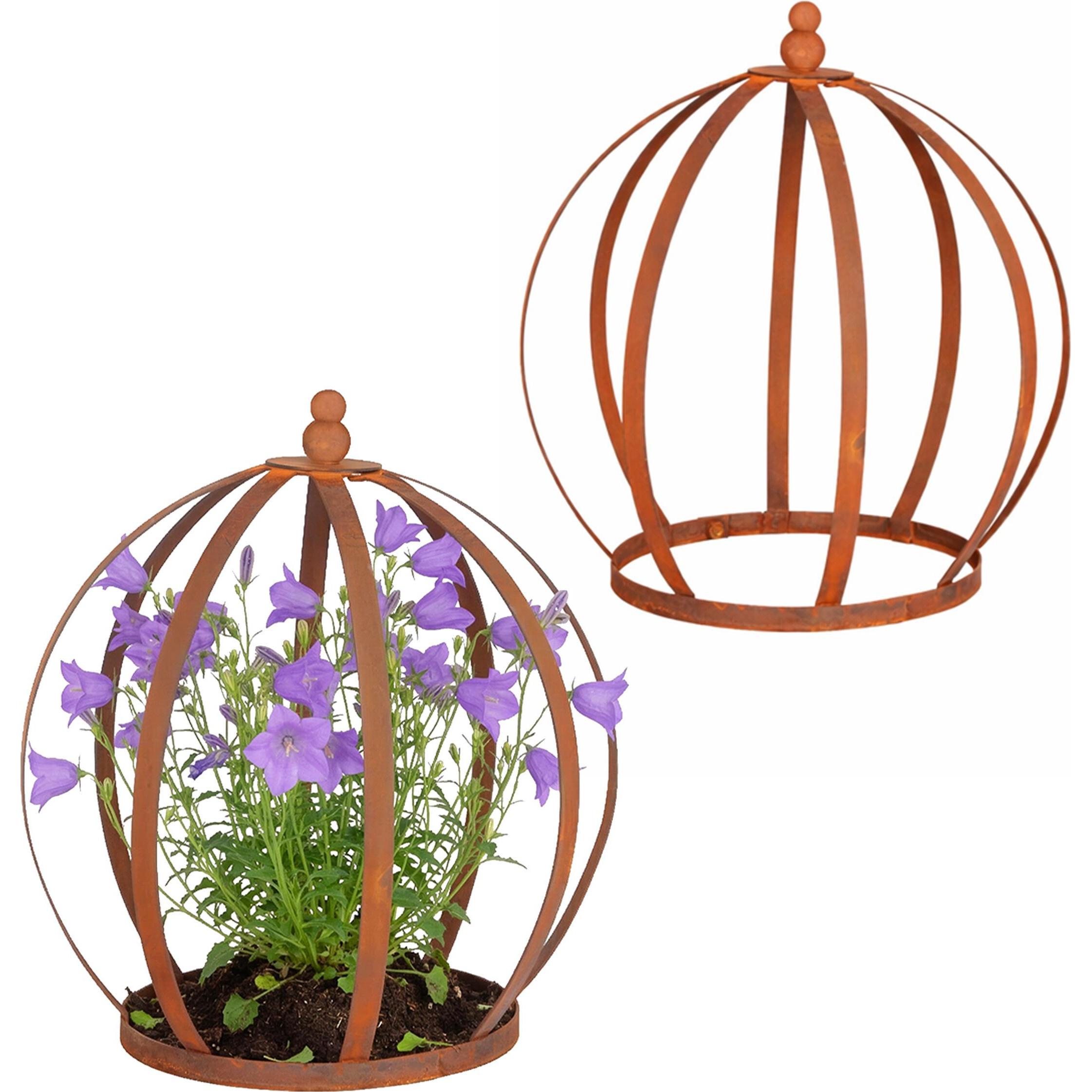 Relaxdays, Accessori per piante, 2x supporti per piante (30 cm, 30 cm)