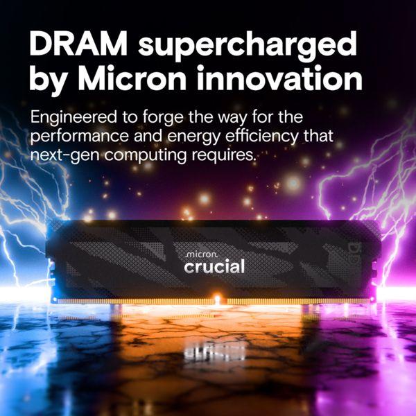 Produktbild Crucial Pro DDR5-6400 Kit 32GB 2x16GB UDIMM CL32 B Overclocking (2 x 16GB, 6400 MHz, DDR5-RAM, U-DIMM)