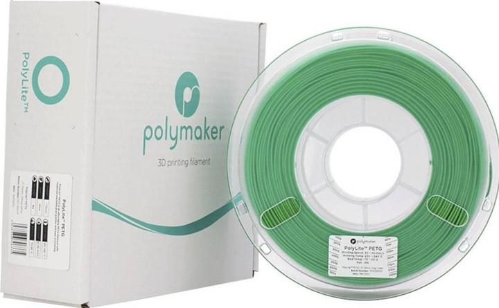 Actual product image Polymaker PolyLite PETG - Green - 2.85mm (PETG, 2.85 mm, 1000 g, Green)