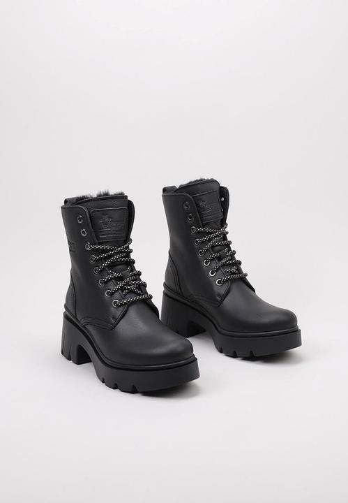 Actual product image Panama Jack Waterproof Combat Boot with Faux Shearling Lining (39)