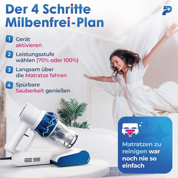 Produktbild Primavella Milbensauger Mateo mit UV-Licht und HEPA Filter